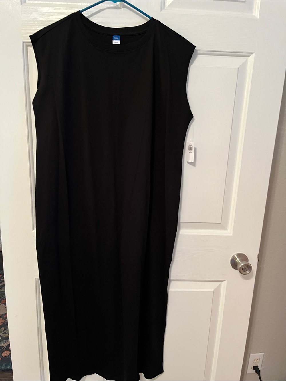 NWT Old Navy Black Sleeveless Midi Dress
